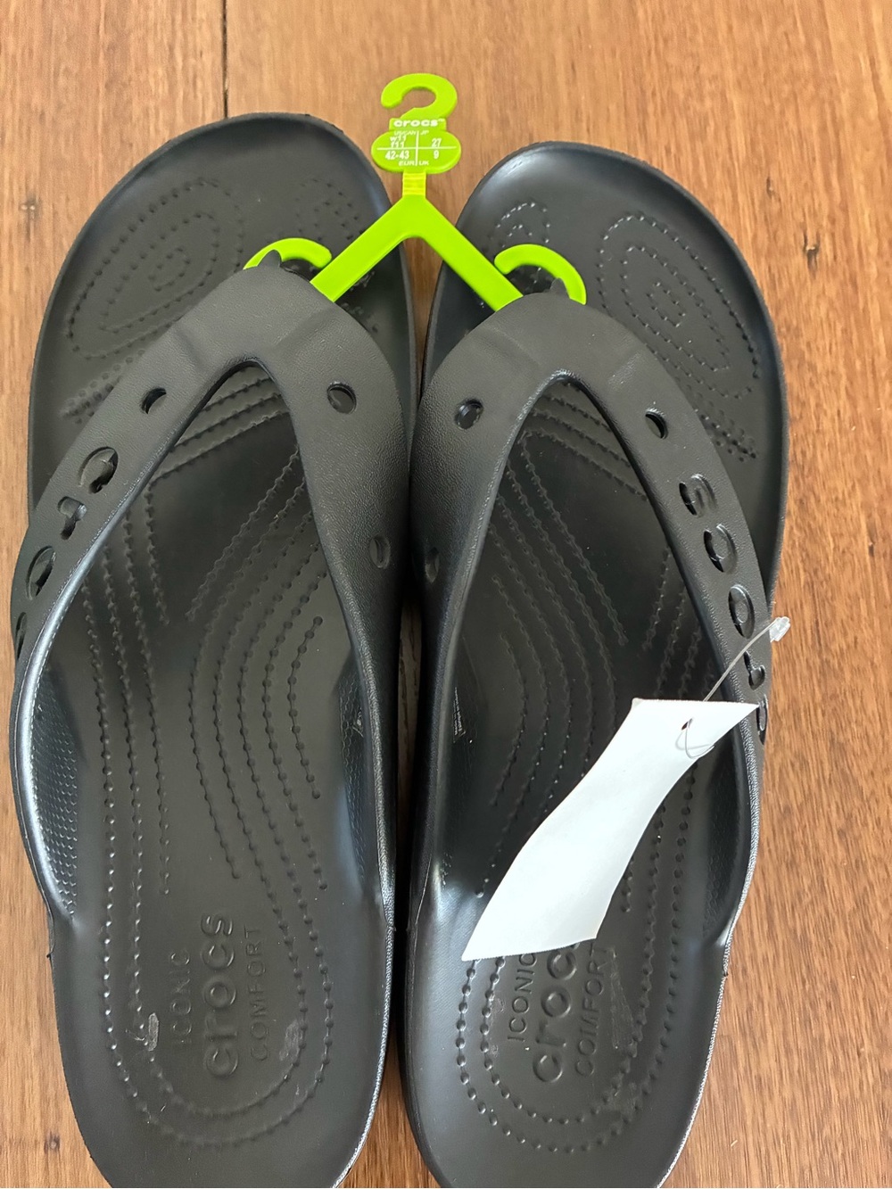 CROCS Baya Platform Black Sandals